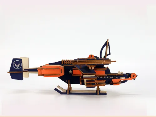 Military model (scorpion fighter) 3D Wooden