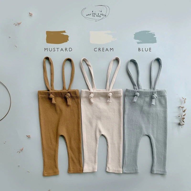 Spring And Autumn Men's And Women's Baby Leggings Adjustable Strap Trousers