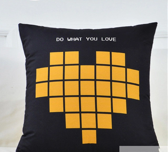 Geometric abstract pillowcase