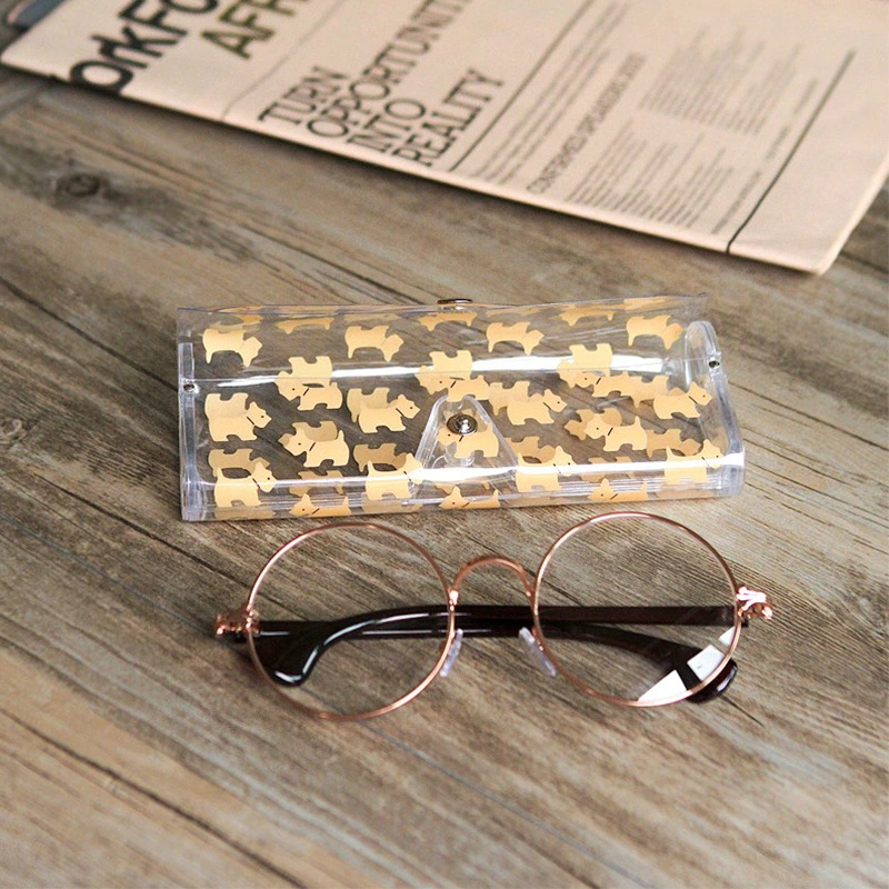 Cartoon portable glasses case