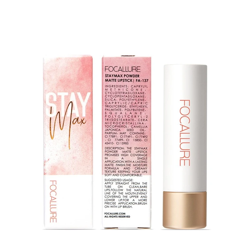 FOCALLURE pink matte lipstick