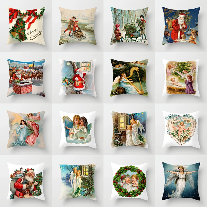 Holiday home decoration cushion cover