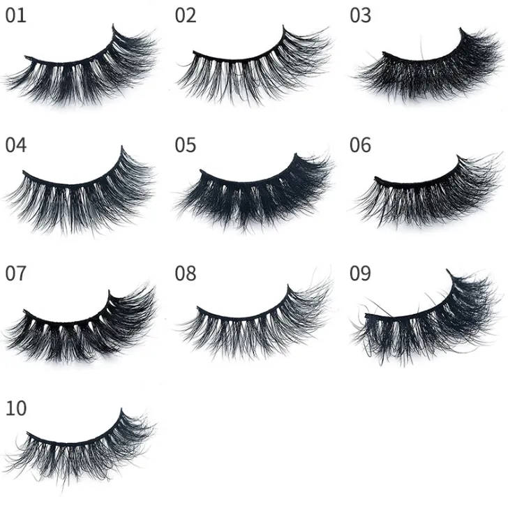 Three-dimensional multi-layer thick makeup false eyelashes