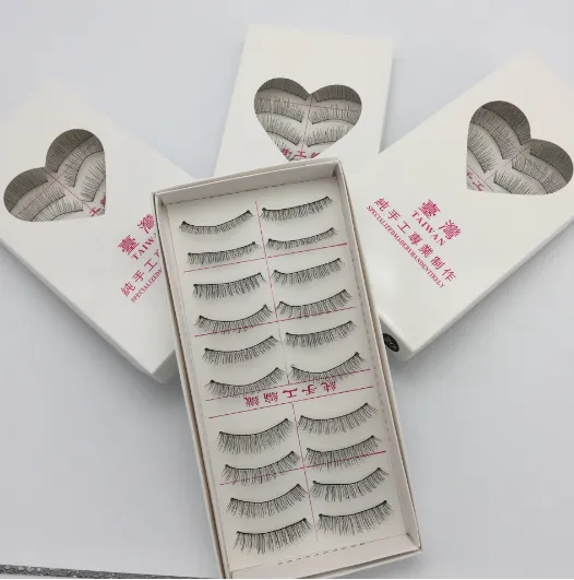 Taiwan handmade 217 cotton thread stalk false eyelashes
