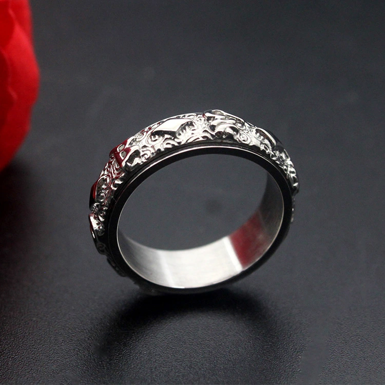 Titanium steel ring