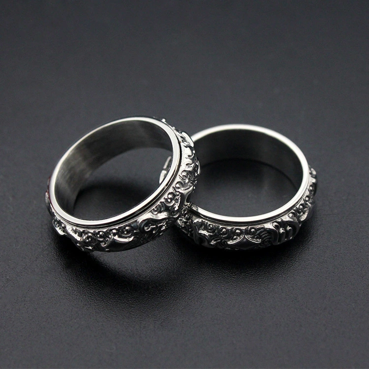 Titanium steel ring