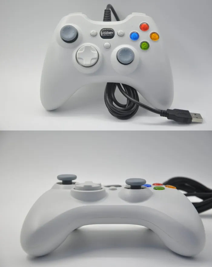 Xbox360 Appearance PC Computer USB Singles Double Vibration Gamepad