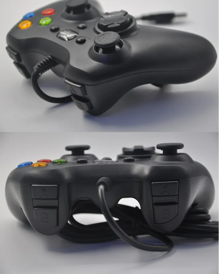 Xbox360 Appearance PC Computer USB Singles Double Vibration Gamepad