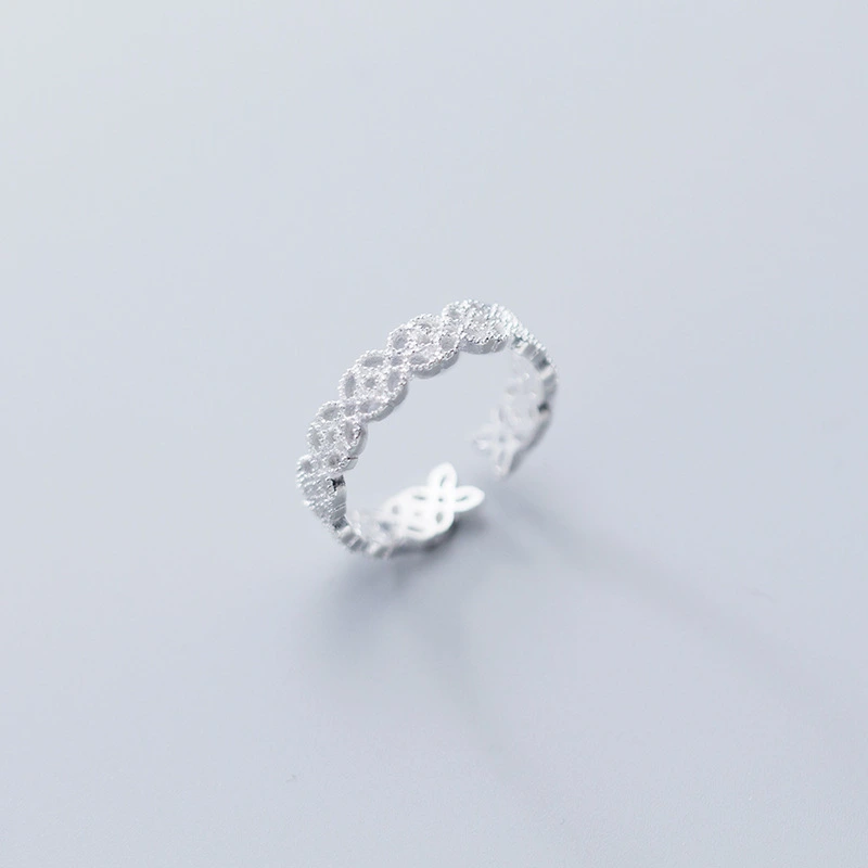 Four Leaf Flower Index Finger Ring