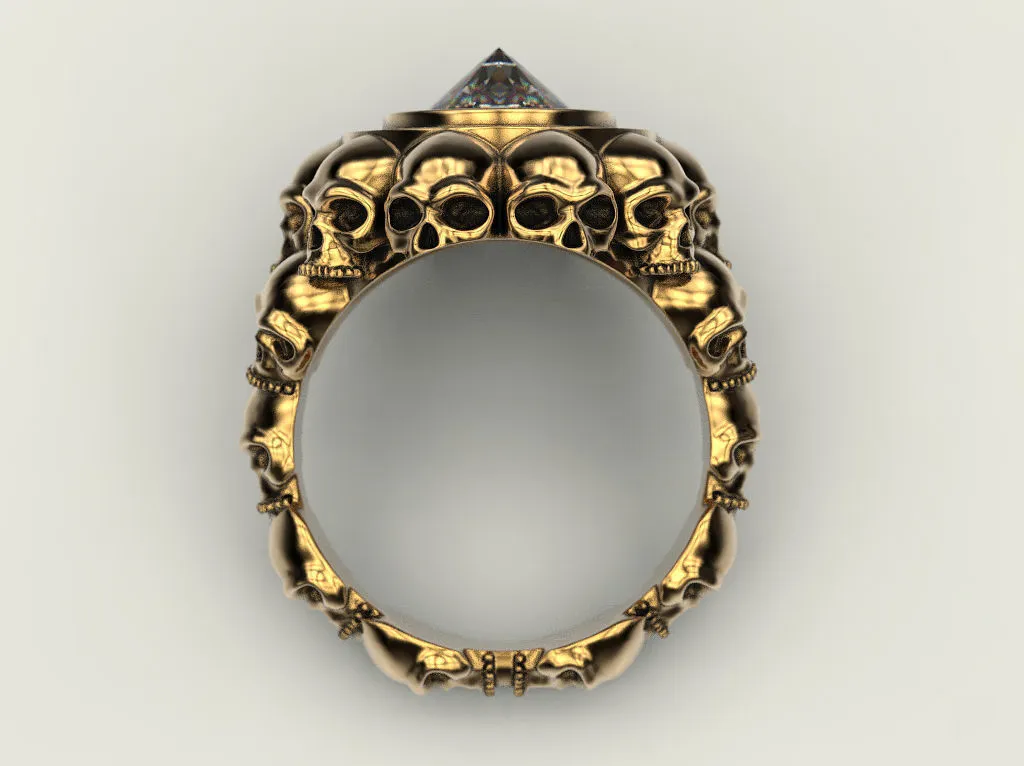 Punk Rock Jewelry Men's and Women's Rings