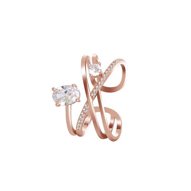 Personality zircon joint female ring