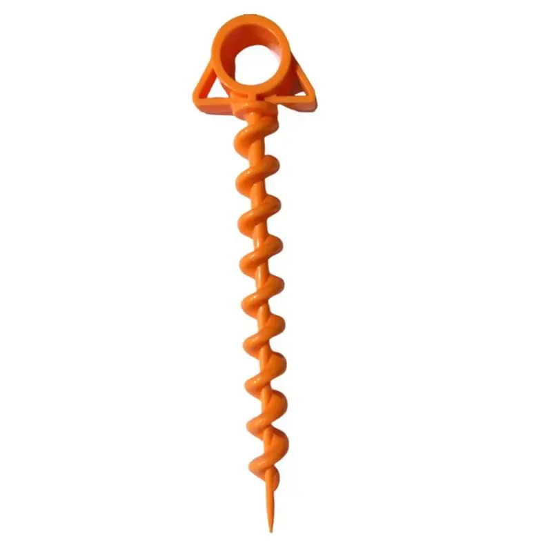 Tent nailed spiral horn plastic nail