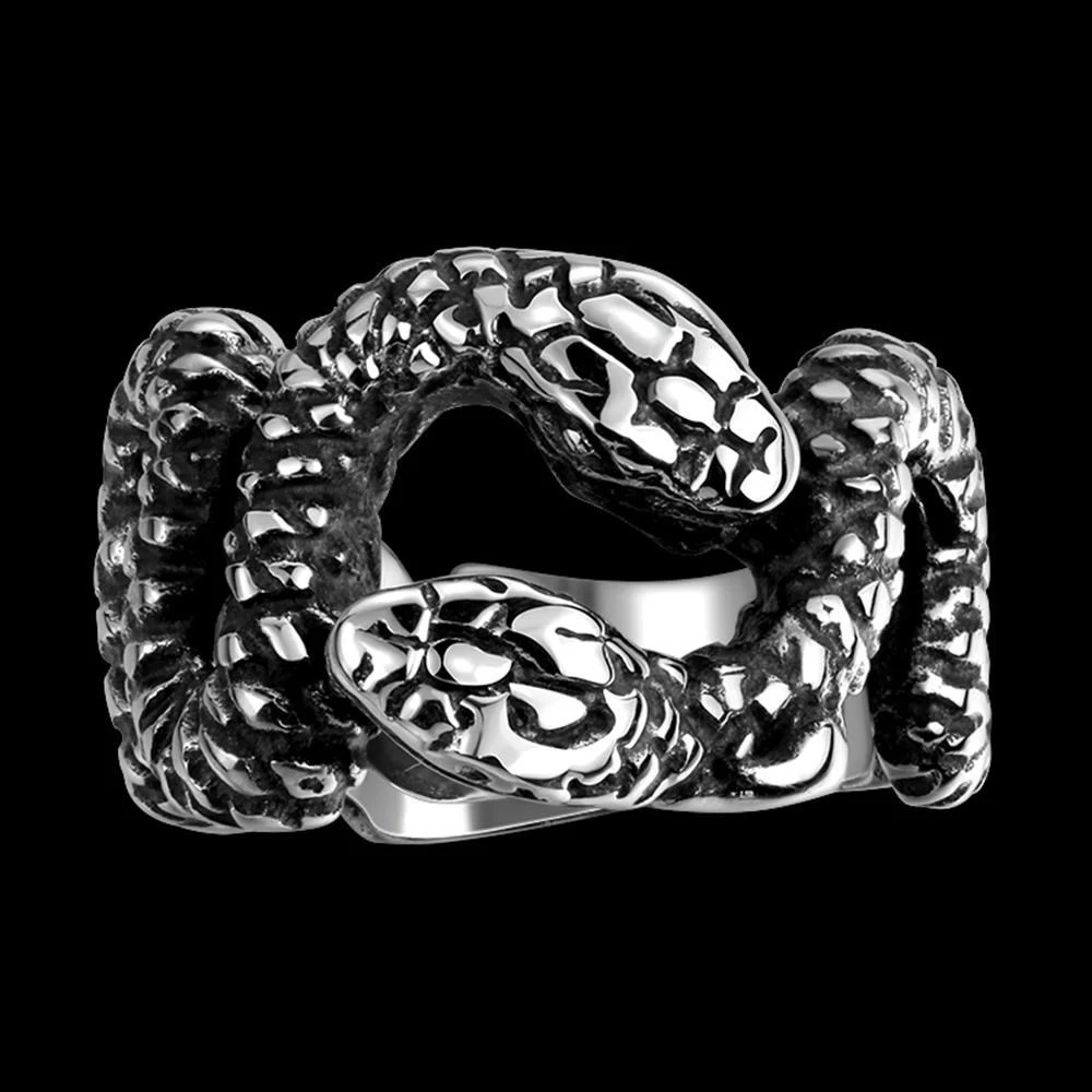 stainless steel punk ring