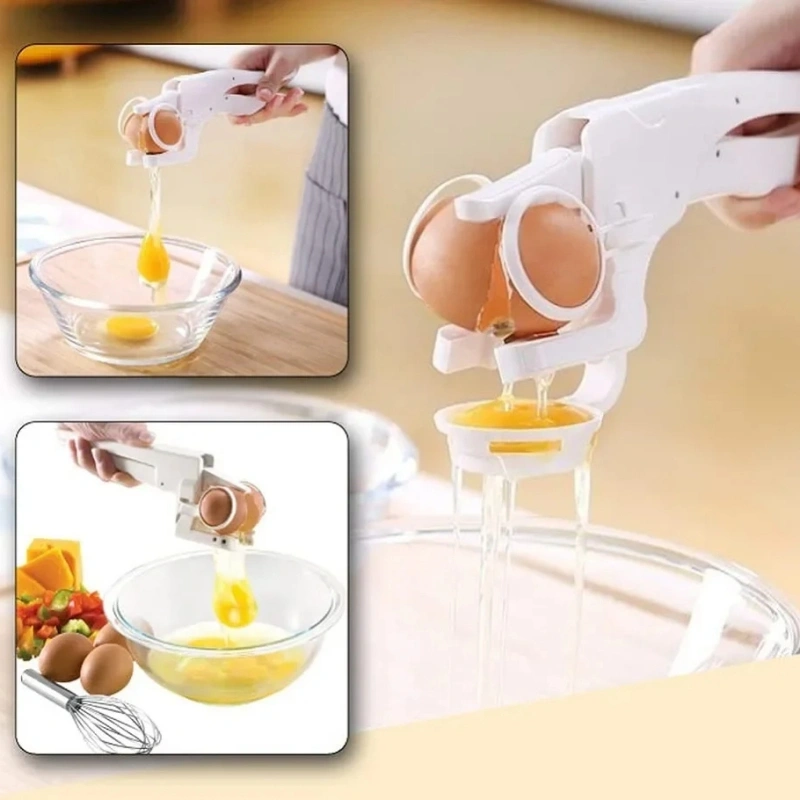 Egg Shell Cracker Handheld Plastic Egg Breaker Egg Opener Creative Egg Separator Tool Kitchen Gadgets