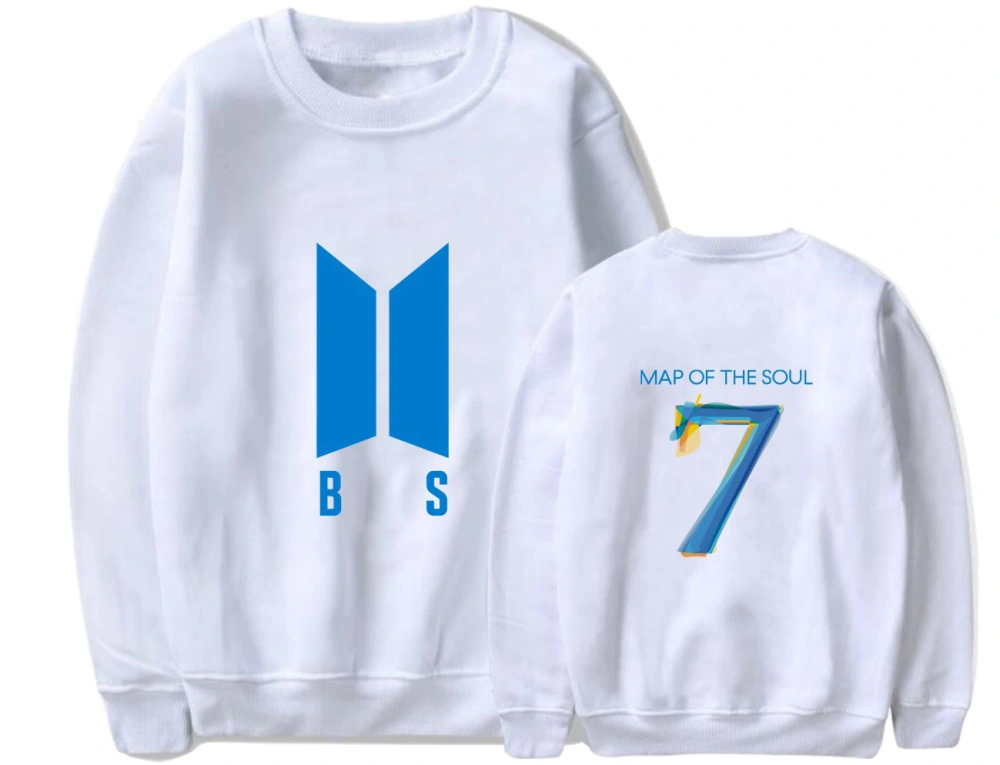 Surrounding The Same Style Of Playing Song Clothes Round Neck Sweater