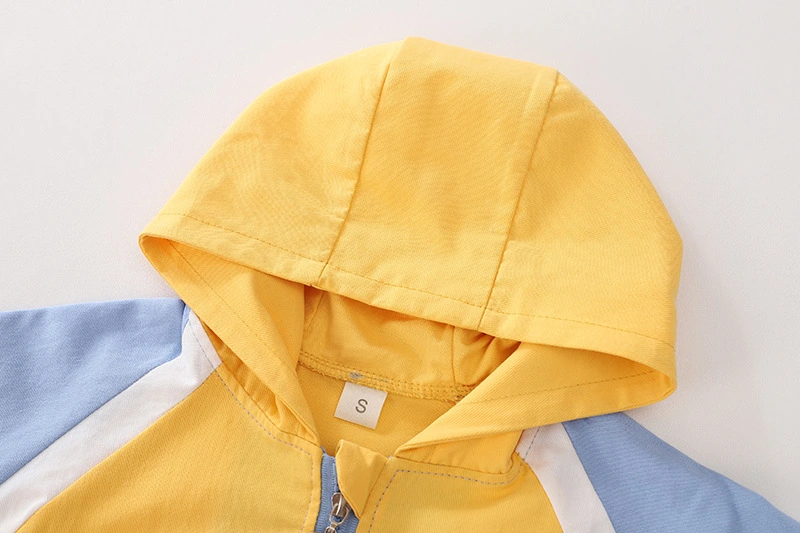 Boy's autumn hooded cartoon jacket suit