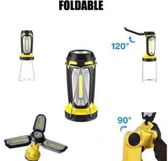 Outdoor multi-function LED tool light COB flashlight USB charging hook car maintenance work light camping light