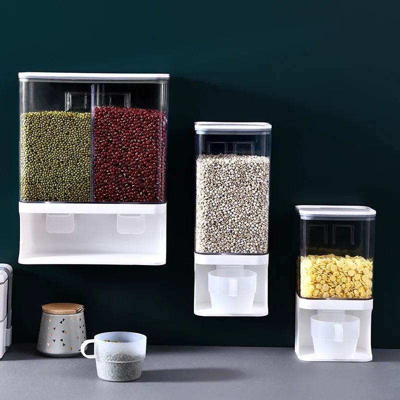 Wall-mounted Sealed Moisture-proof And Insect-proof Transparent Storage Tank