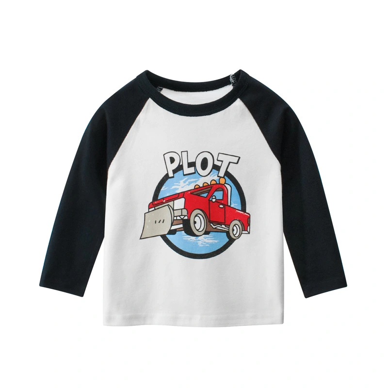 Children's long sleeve cartoon T-shirt