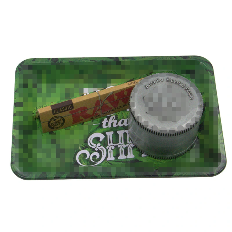 Small leaf tray tinplate cigarette tray