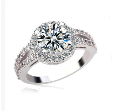 Firestone and Diamond Studded Lady Ring