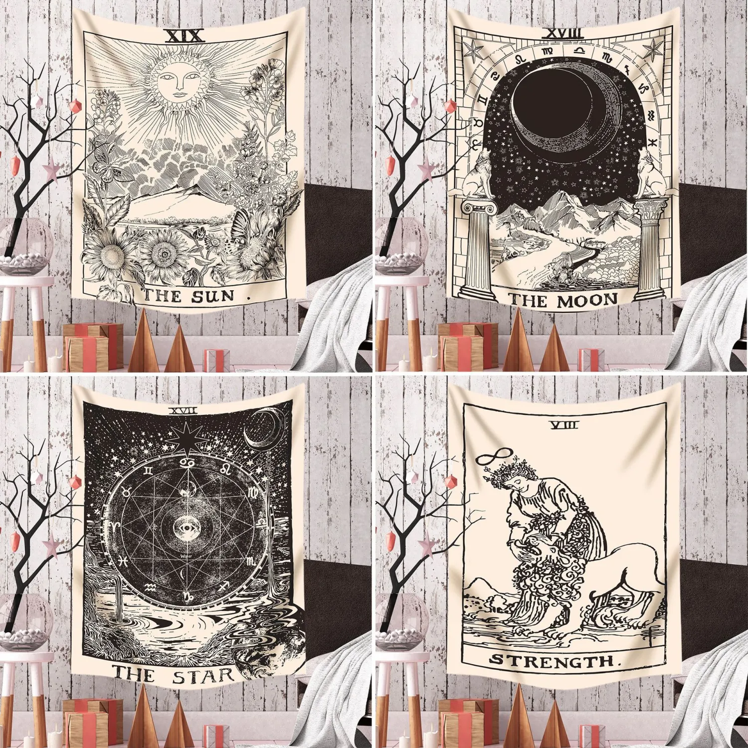 Tarot Card Mural Living Room Hanging Cloth Home Decoration