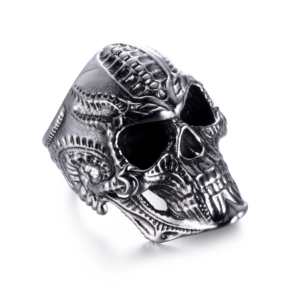 Skull Lovers - Stainless Steel Skull Ring