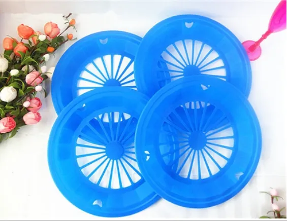 Barbecue plate party plate disposable plate plastic dinner plate tray hollow flat plate color plate