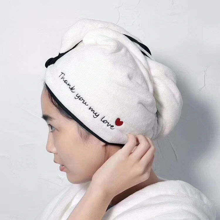 Dry hair cap female super absorbent and quick-drying hood