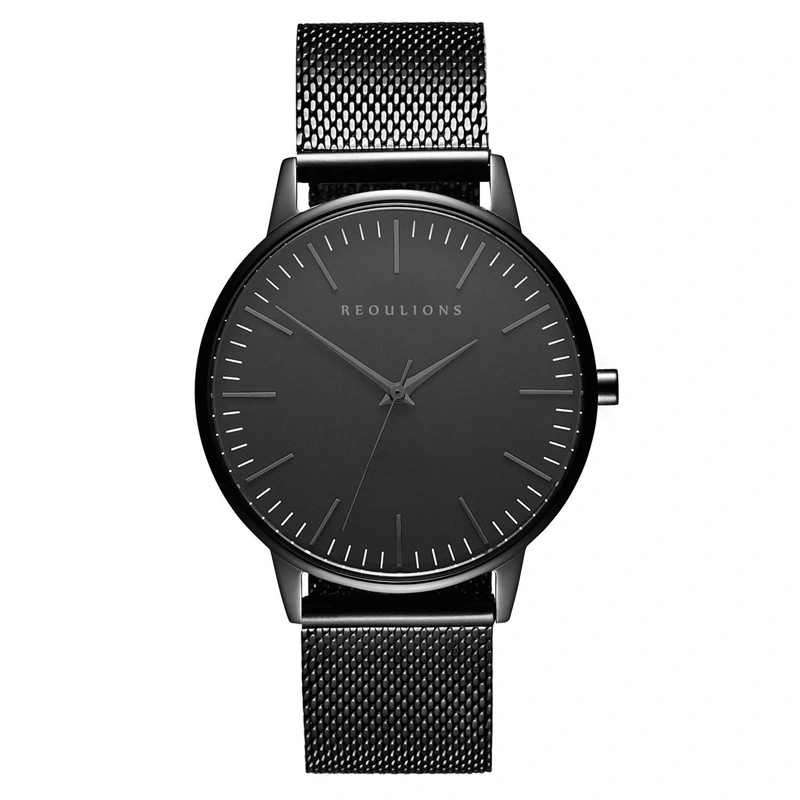 Simple mesh belt watch