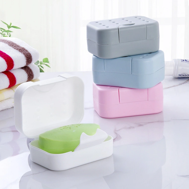 Carry a Soap Box With a Lock Cover To Seal a Waterproof Soap Rack