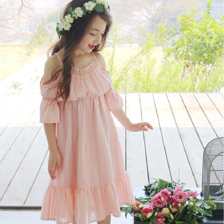 Summer new brand listed temperament lady wind cotton dress long skirt Korean girl dress 16030