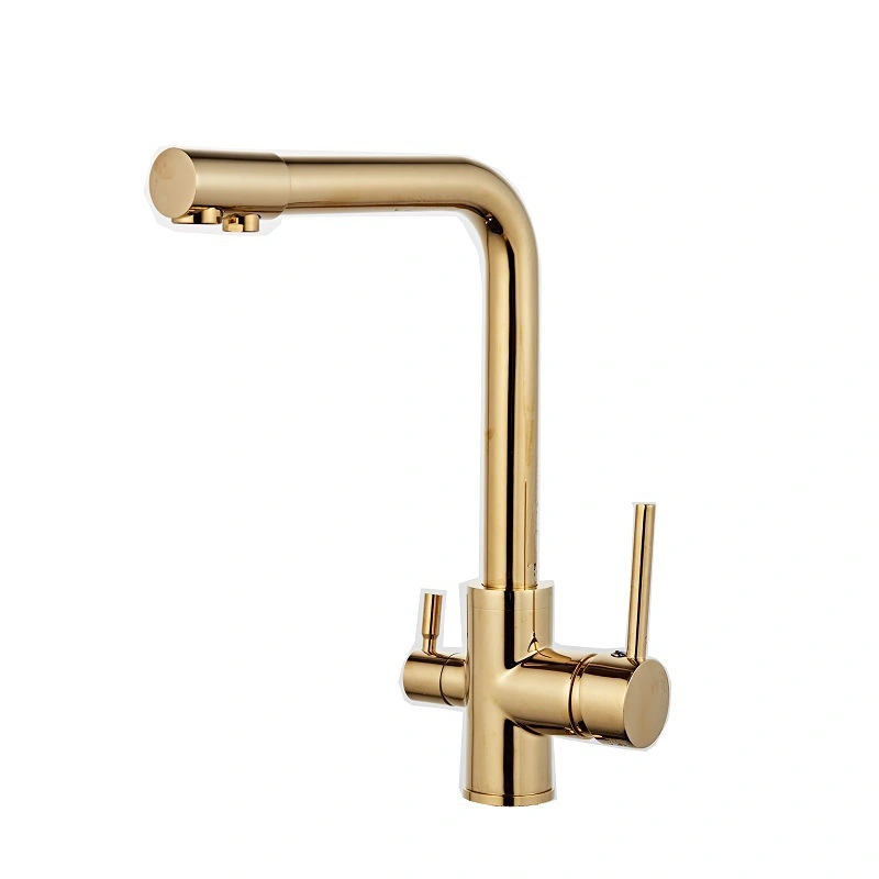 The Golden Kitchen Faucet Sanhe Keeps Drinking Pure Water