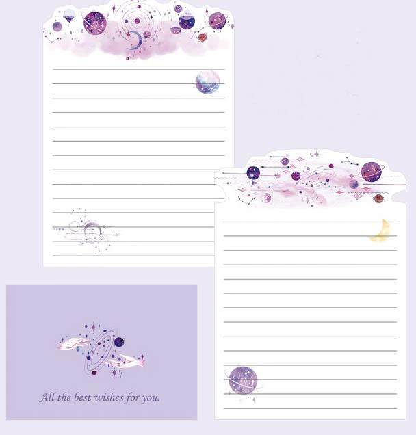 Yizhiyunjian Series Of Free Letter Paper And Envelope Set