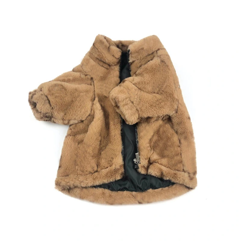 Dog Clothes Apring And Autumn Leopard Print Coat