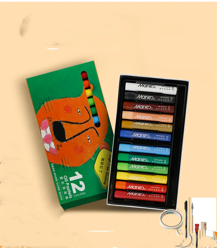 Water-Soluble Heavy-Color Oil Pastel Oil-Based Colorful Stick