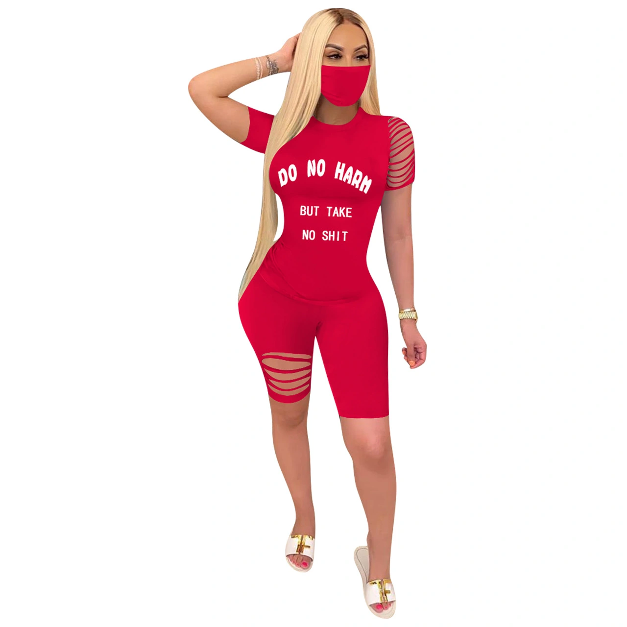 Ladies casual two-piece suit