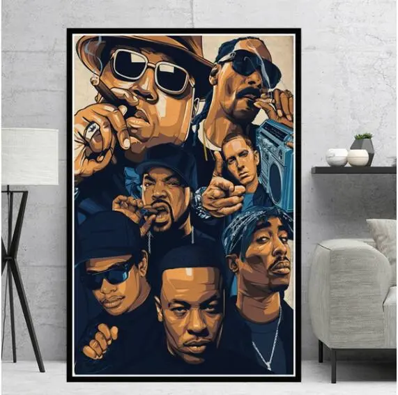  Hip-Hop Singer Poster Biggie Music Is Full Of Wish Explosion