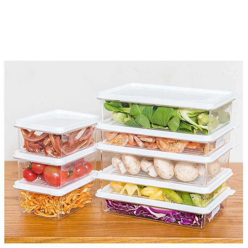Vegetables, Fruits, Snacks, Lunch Box, Fresh-keeping Box, Refrigerator Sealed Storage Box