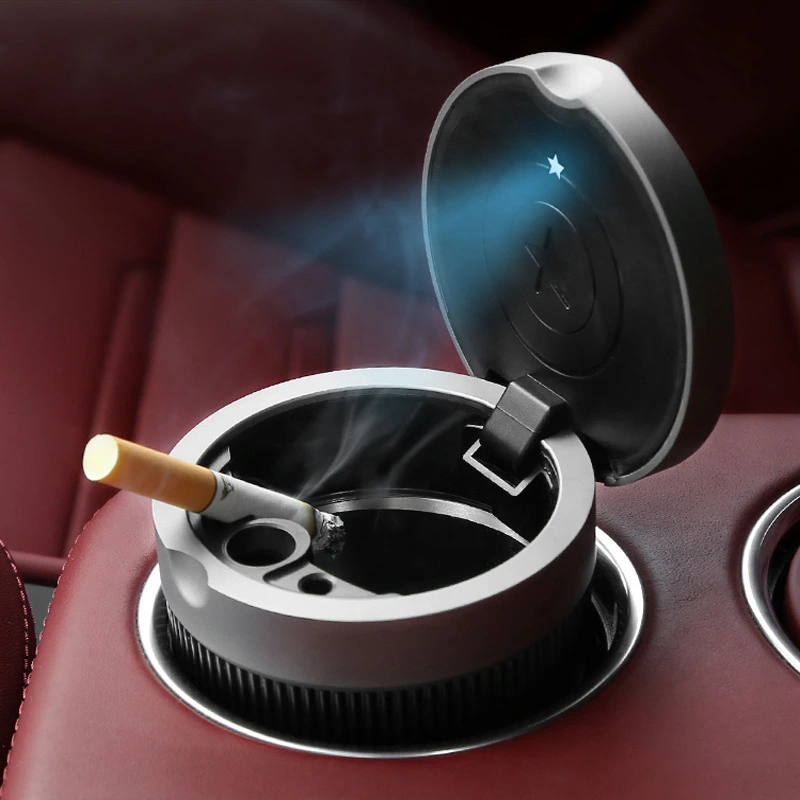 Multifunctional Vehicle-Mounted Simple Frosted Ashtray