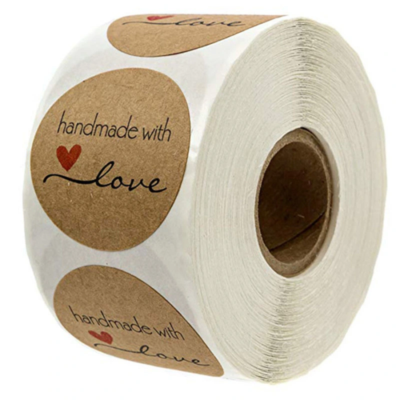 Kraft Paper Baked Diy Handmade Roll Stickers