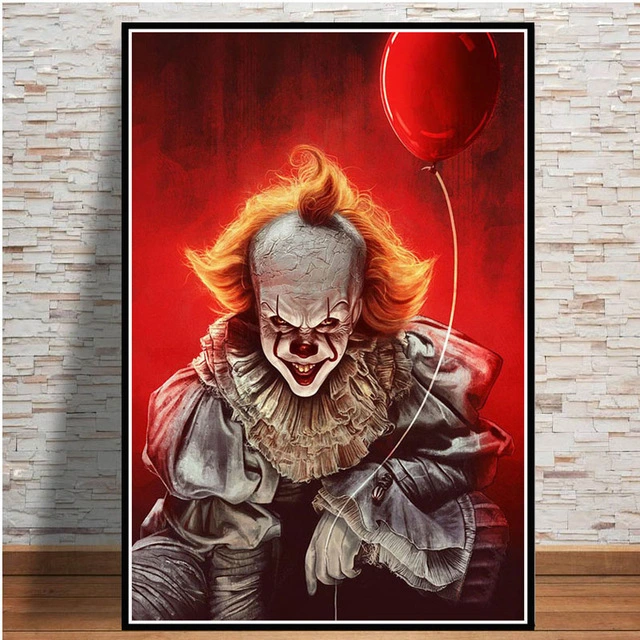 Clown Canvas Painting For Modern Home Decoration