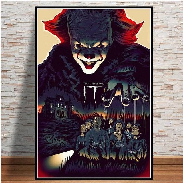 Clown Canvas Painting For Modern Home Decoration