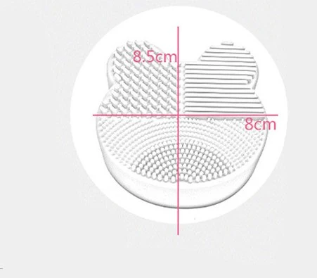 Makeup brush cleaning box