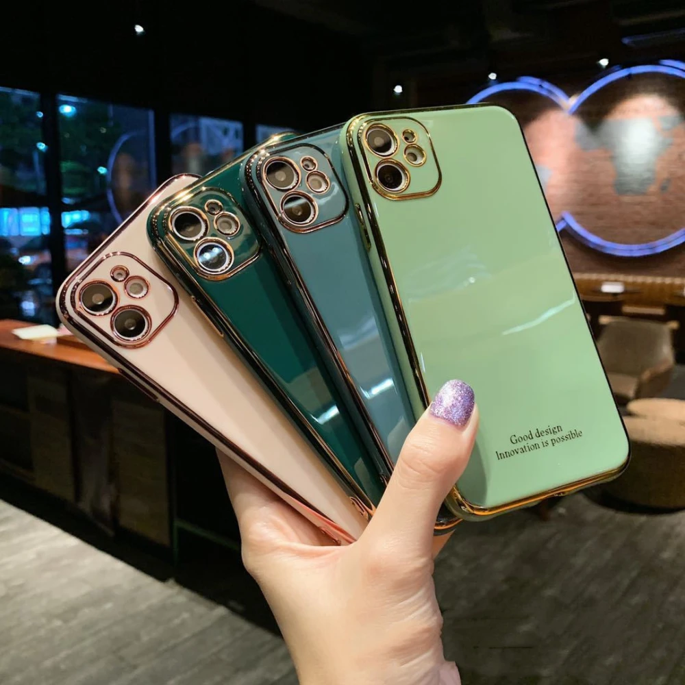 Compatible with Apple, Compatible with Apple , Suitable For iPhone XS Max Electroplating Soft Phone Case