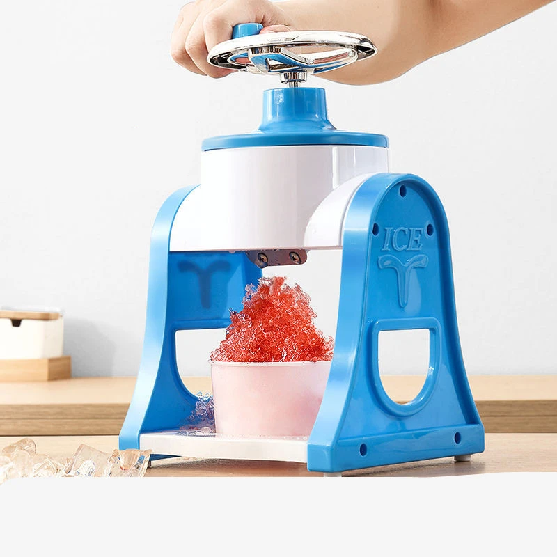 Shaved Ice Machine Manual Household Small Smoothie Machine Mini Ice Crusher