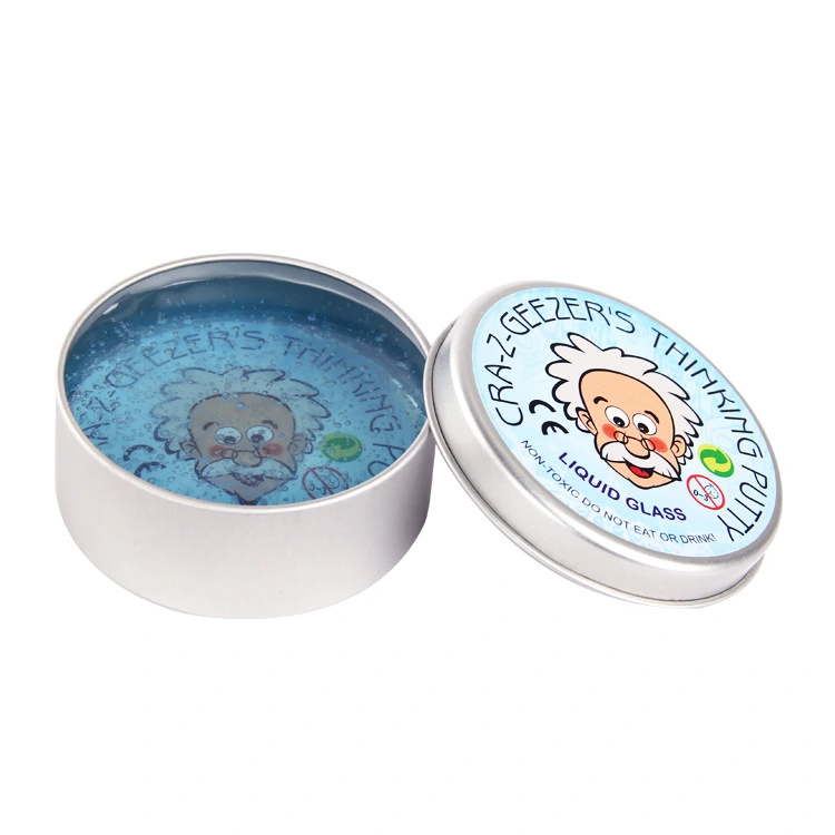 Liquid glass mud crystal bouncing mud