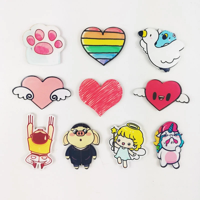 Cartoon Cute Soft Magnetic Acrylic Refrigerator Magnet