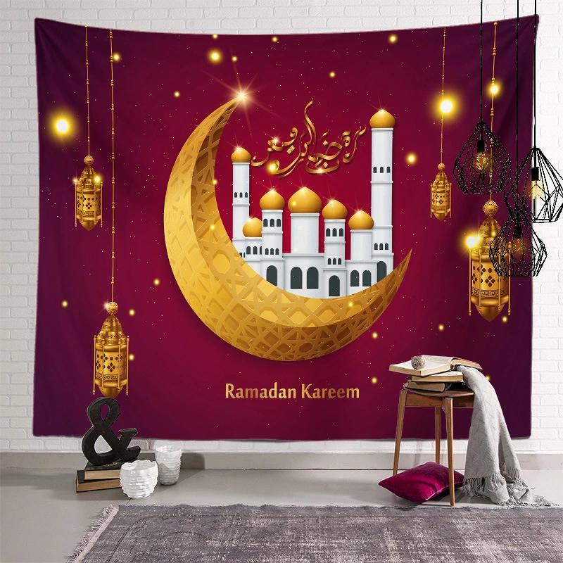 Hand Painted Tapestry Holiday Wall Tapestry Sofa Background Cloth Hanging Cloth