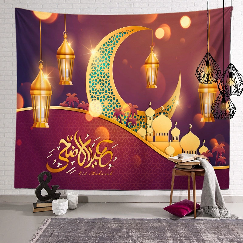 Hand Painted Tapestry Holiday Wall Tapestry Sofa Background Cloth Hanging Cloth